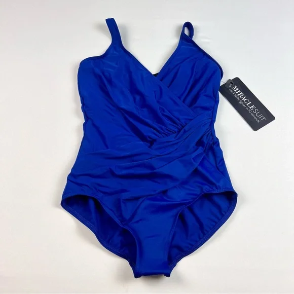 NWT Miraclesuit Oceanus One-Piece Azul - Picture 2 of 7